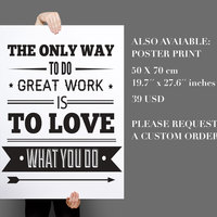 Office Decor Typography Inspirational Quote Wall Decoration Art  - Thumbnail 2