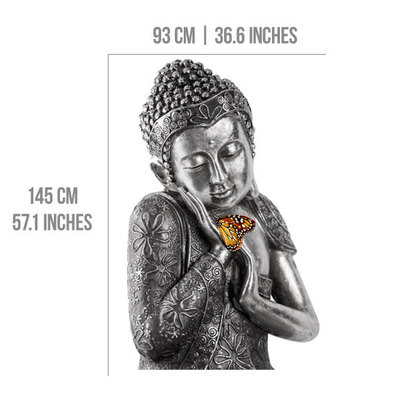 Wall sticker buddha asian meditation home decor vinyl