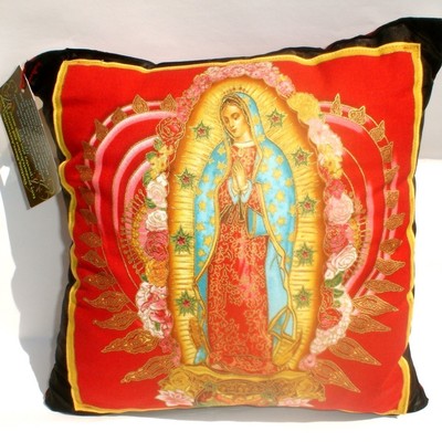 Pillow mexican virgin mary guadalupe throw pillow