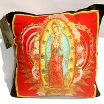 Pillow Mexican Virgin Mary Guadalupe throw Pillow