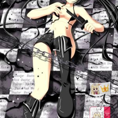 Brand new black rock shooter dakimakura japanese anime bed blanket 1