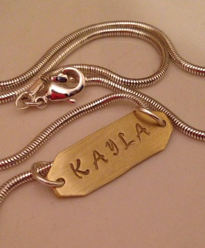 Gold Bar Necklace