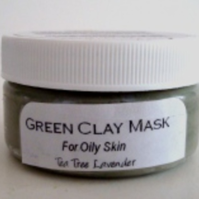 Green clay mask