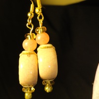 pink symbol luck earrings - Thumbnail 2