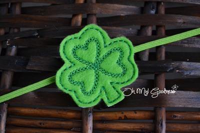Shamrock Felt Headband