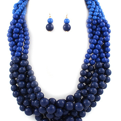 Ombre shades necklace