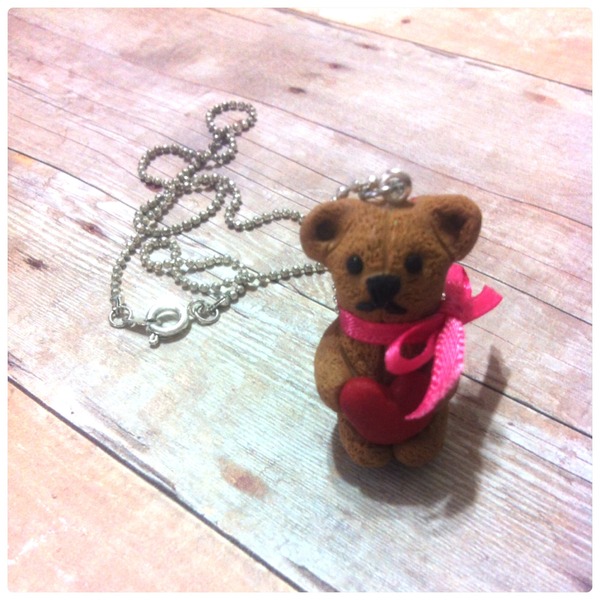 {Necklace} Teddy Bear