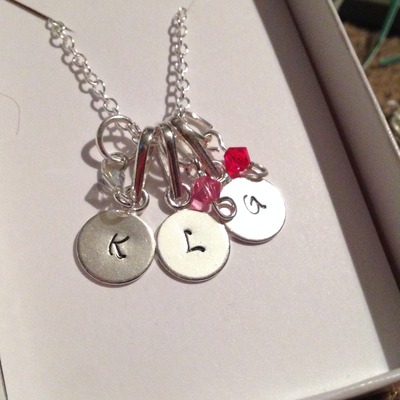 Initial necklace