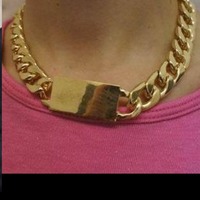 chunky ID  necklace set - Thumbnail 1