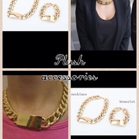 chunky ID  necklace set - Thumbnail 3