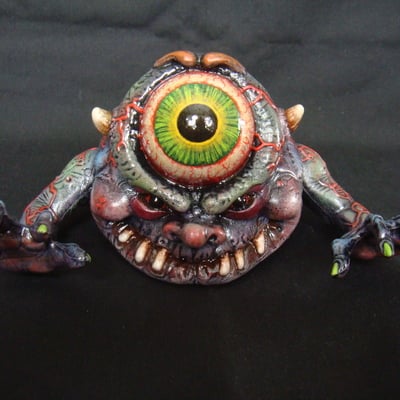 Custom painted bug-eye ghost