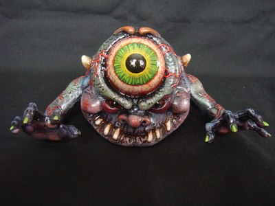 Custom painted bug-eye ghost
