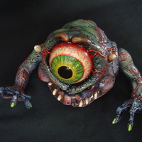 Custom Painted Bug-Eye Ghost - Thumbnail 3