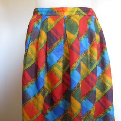 Vintage midi skirt (handmade) - Thumbnail 4