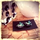 Green Violet-Ear Hummingbird earrings - Thumbnail 1