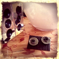 Camouflage Steel earrings