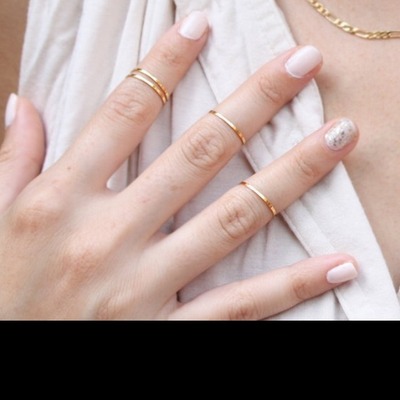 Hot trendy alloy rings