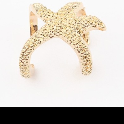 Starfish ring jewellery 