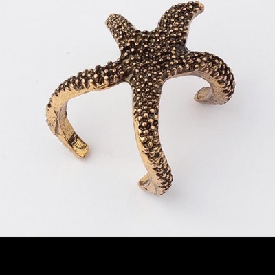 Starfish ring jewellery 
