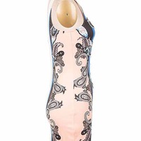 Printed bodycon dress - Thumbnail 1