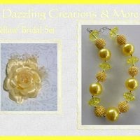 Wedding & Bridal Chunky Necklace & Hair Bow Collections - Thumbnail 4