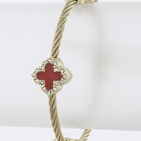 Sehar Clover Bangle - Thumbnail 2
