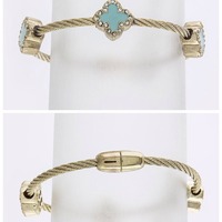 Sehar Clover Bangle - Thumbnail 4
