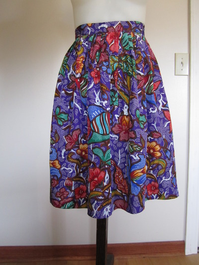 There is a what on my skirt? (Fish)