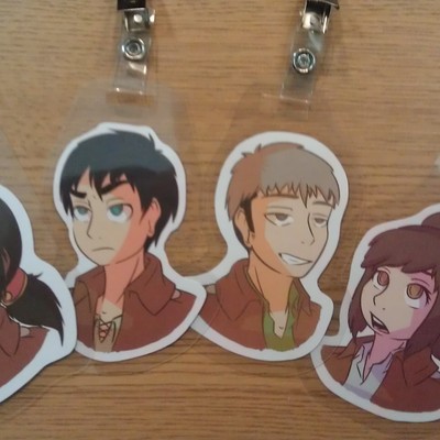 Attack on titan badges