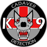 Cadaver Detection K-9 4" Decal - Thumbnail 1