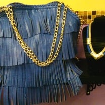 Royal Blue Handbag