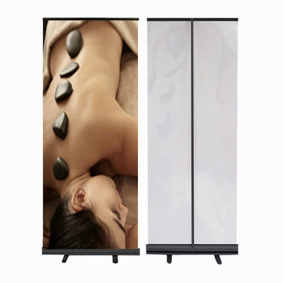Standard 33"x81" (black) (stand + insert) retractable