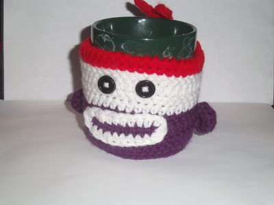 Sock monkey coffee mug 