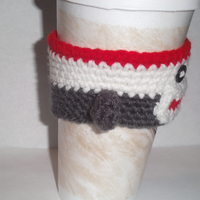 Sock Monkey cup cozie - Thumbnail 1