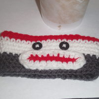Sock Monkey cup cozie - Thumbnail 2