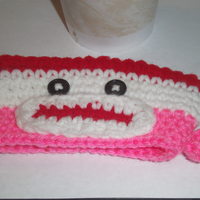 Sock Monkey cup cozie - Thumbnail 2
