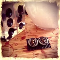 Monochrome Avian earrings