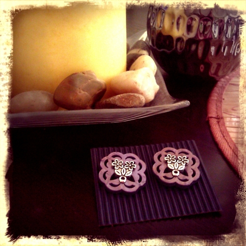 Lavender Flower earrings