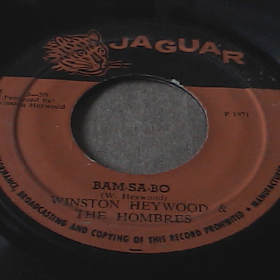 Bam sa bo/version-winston heywood & the hombres-jaguar records-7"- vg