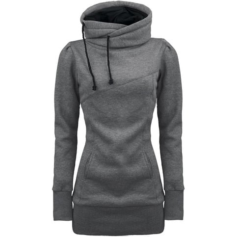 Drawstring Pocketed Hoodie