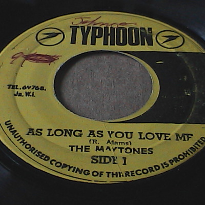 As long as you love me/version-the maytones-typhoon records-vg