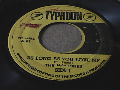 As long as you love me/version-the maytones-typhoon records-vg