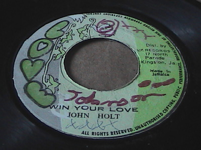 Win your love/version-john holt-love records-7"-vg