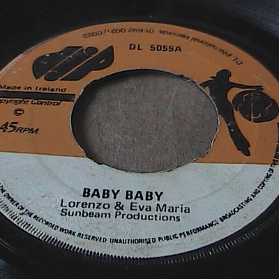 Baby baby/think it over-lorenzo & eva maria-dip records-7"-good+