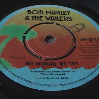 No woman no cry/kinky reggae-bob marley & the wailers-island records-7"-vg-
