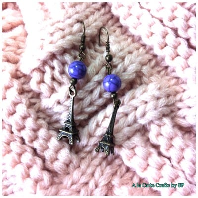 {earrings} eiffel tower