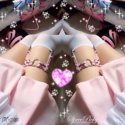 Sweet killer punk heart hollow out garter sp130321