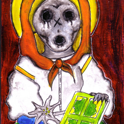 Marisol mckee art - "saint dymphna" 