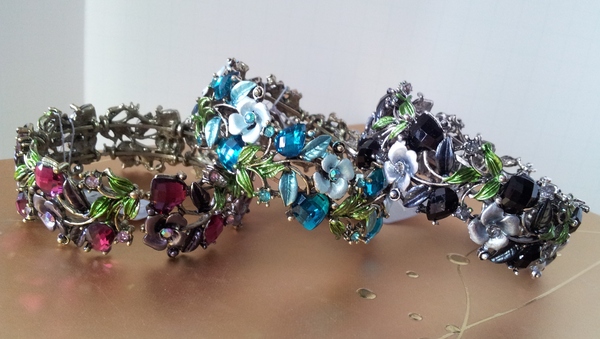 A Wristful of Flowers - Lots of Colors!