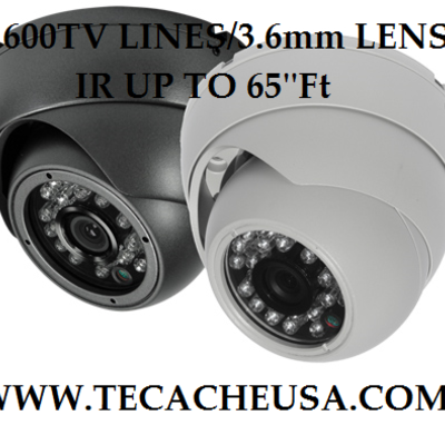 Infrared camera 600tv lines vandal proof